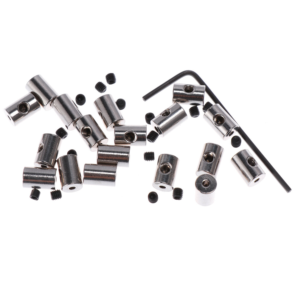 150 Pcs Special Screw Wrench Badge Separator Beam Metal Accessories Silver 031514405715