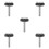 5Pcs Blue Adjustable Baby Gate Spindle Rod Replacement Kit 7