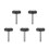 5Pcs Blue Adjustable Baby Gate Spindle Rod Replacement Kit 10