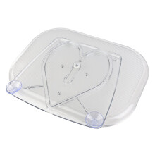 Großer transparenter Lazy Susan Drehteller 300x400mm