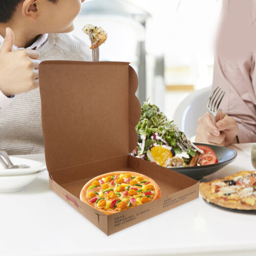 20Pcs Corrugated Pizza Box For Storage And Takeout 2