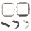 6Pcs Stainless Steel Watch Frames Metal Replacement 9