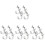 16 Pcs Heavy Duty Aluminum Truss Clamp Lights Mounting Bracket Hook 4