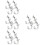 16 Pcs Heavy Duty Aluminum Truss Clamp Lights Mounting Bracket Hook 9