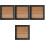 4Pcs Embroidery Display Frame Square Wall Picture Frame Home Decor 5