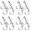 16 Pcs Heavy Duty Aluminum Truss Clamp Lights Mounting Bracket Hook 7