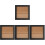 4Pcs Embroidery Display Frame Square Wall Picture Frame Home Decor 4