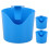 9Pcs Pool Hanging Cup Holders Blue Plastic Stable Poolside Drink Rack 1
