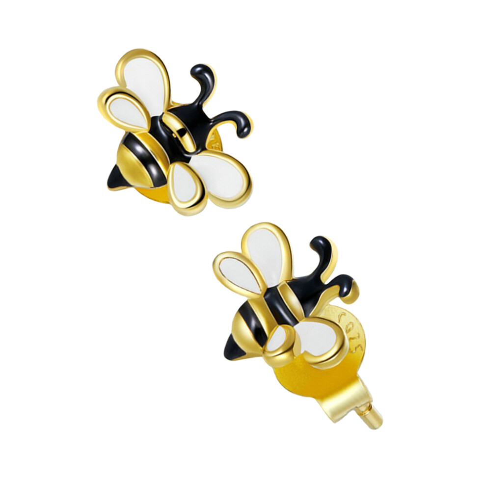 Photos - Earrings 5 Pairs Bee Stud S925 Sterling Silver For Women Teens Girls