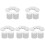 120 Pcs Round Sublimation Blank Coasters Circle Cup Mat Heat Transfer 4