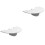 2Pcs Wifi Router Storage Holder Wall Mounted Media Console Dvd Tv 5