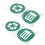 4 Sheets Self-Adhesive Trash Can Waste Sorting Sticker 10