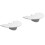 2Pcs Wifi Router Storage Holder Wall Mounted Media Console Dvd Tv 6