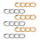 24 Pcs Waist Tightener Clips For Pants Jeans Button Replacement 3