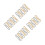 24 Pcs Waist Tightener Clips For Pants Jeans Button Replacement 8