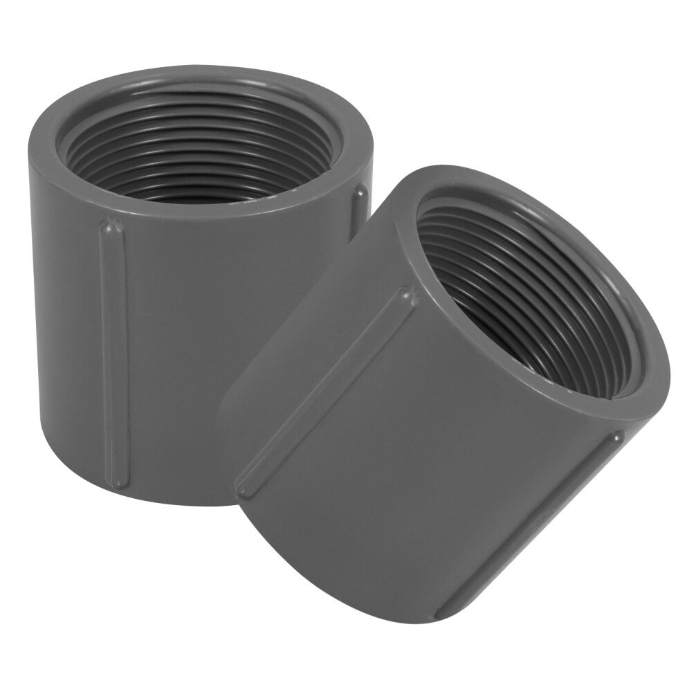 8 Pcs Pvc Pipe Fitting Thread Connector Adapter Connecting Parts 031133429536