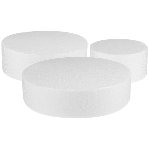 6 Pcs Fake Cake Model Multi-Function Diy Decoration Foam