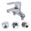 2 Pcs Copper Double Hole Faucet For Bathroom Kitchen Sink 8