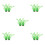10Pièces Décorations Aquarium Vert Plantes Artificielles 5