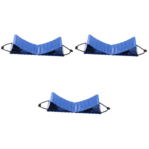 6 Pcs Tire Support Pad Car Tyre Slips Stoppers Wheel Alignment Block 2