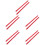 10 Pcs Wooden Threaded Percussion Rhythm Sticks 8