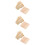 3 Sets Pottery Doll Base Handicraft Wooden Holder 10