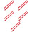 10 Pcs Wooden Threaded Percussion Rhythm Sticks 9