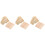 3 Sets Pottery Doll Base Handicraft Wooden Holder 6