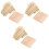 3 Sets Pottery Doll Base Handicraft Wooden Holder 5