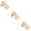 3 Sets Pottery Doll Base Handicraft Wooden Holder 11