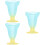 3Pièces Coupes Sundae En Verre Solide Pour Glaces 7