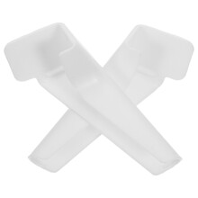 8Pcs White PVC Rv Rain Gutter Spout Extended Roof Drain Protectors