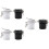 6 Pcs Grafting False Eyelash Glue Storage Jars With Activated Carbon 7