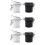 6 Pcs Grafting False Eyelash Glue Storage Jars With Activated Carbon 8