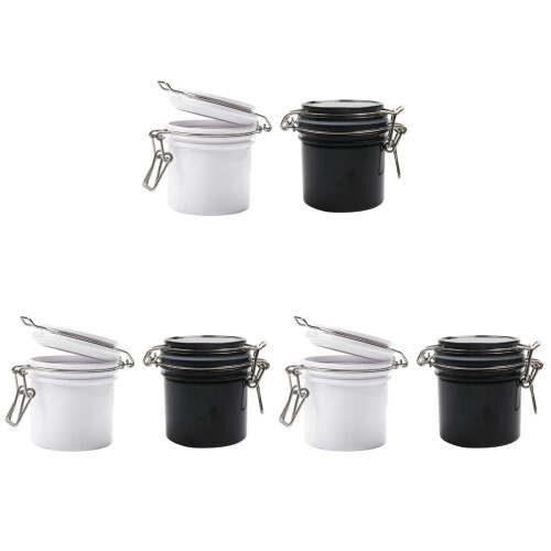 6 Pcs Grafting False Eyelash Glue Storage Jars With Activated Carbon 2