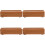 4Pcs Solid Wood Floor Mirror Base Heavy Duty Full Length Holder 9