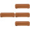 4Pcs Solid Wood Floor Mirror Base Heavy Duty Full Length Holder 10
