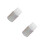 2Pcs White Pump Bottle Dispenser for Makeup Remover Durable Plastic 5