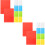 20 Pcs Blank Index Cards Colored Flash Note Cards Box 8