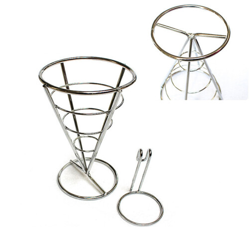 2 Unidades Suporte Para Cone De Batata Cesta Com Molhos