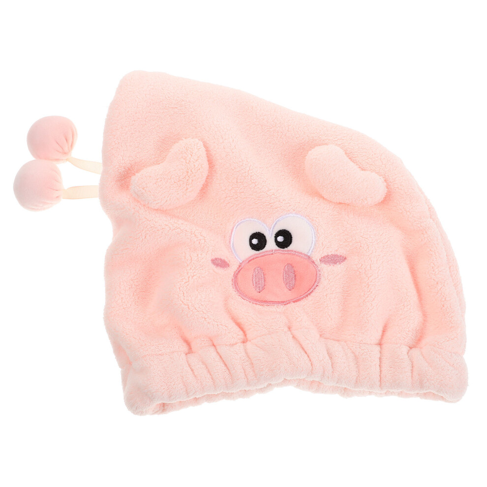 3Pcs Cute Cartoon Hair Drying Towel Cap For Women Girls-image-OPC-PKWZKFS-NEW