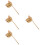 4 Sets Wooden Buddhist Percussion Musical Instruments 9
