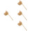 4 Sets Wooden Buddhist Percussion Musical Instruments 8