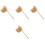 4 Sets Wooden Buddhist Percussion Musical Instruments 5