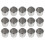 250 Pcs Sewing Thimble Protective Diy Craft Tool For Home Shop Silver 1