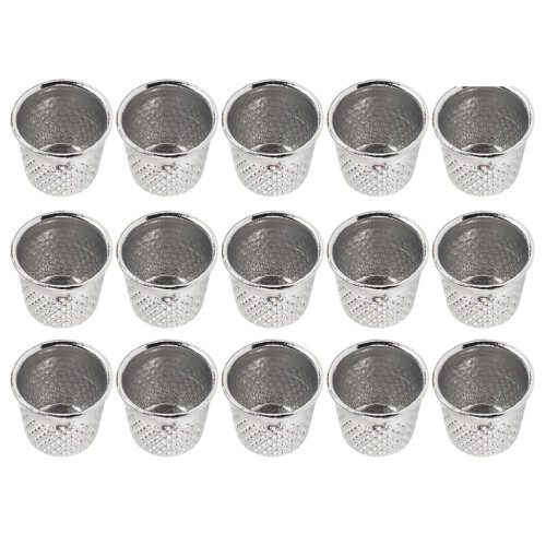 250 Pcs Sewing Thimble Protective Diy Craft Tool For Home Shop Silver