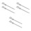 6 Pcs Retractable Flagpole For Motorcycle Bicycle Safety Flag Mount 10