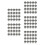 250 Pcs Sewing Thimble Protective Diy Craft Tool For Home Shop Silver 6