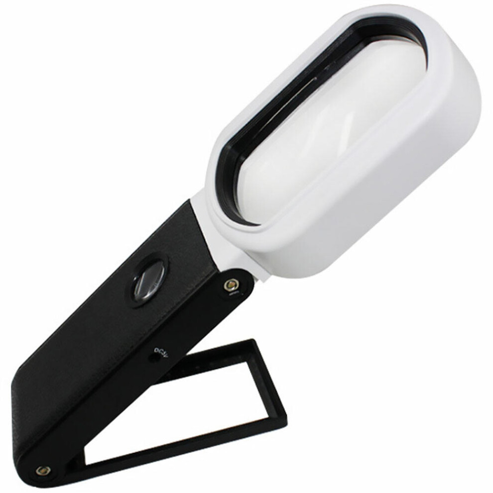 Happyyami 2 Pcs Practical Led Handheld Magnifier For Reading And Repairing