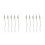 10 Pcs Foldable Fishing Trap Net: 7-Mesh Nylon And Iron 8